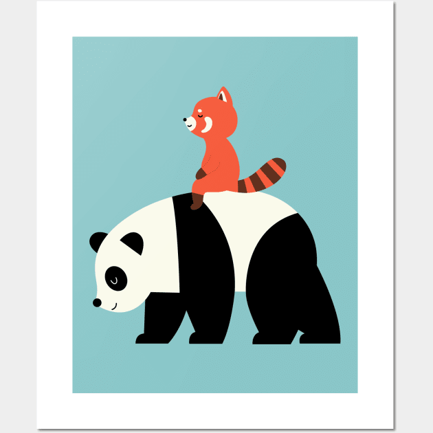 Panda Walk Wall Art by AndyWestface